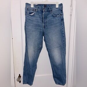 GAP Women's Cheeky Straight Leg Blue Jeans